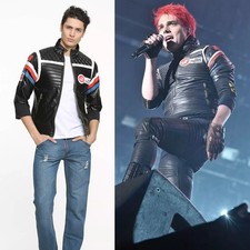 My Chemical Romance Party Poison Black Jacket Band Cosplay Costume Show HOT NEW