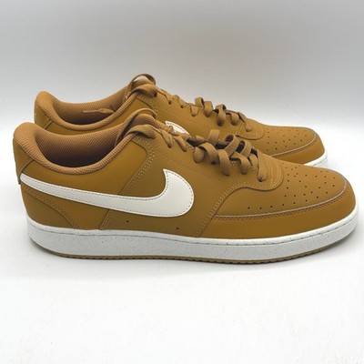 Nike Court Vision Low V2 NBK Men 13 Wheat Sail Low Top Sneakers HV8139-700