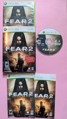 FEAR 2: Project Origin (Microsoft Xbox 360) CIB - Tested W/ Slipcover