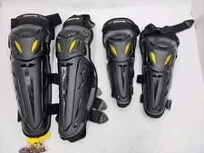 NEW Solaite 4X Motorcycle Knee Elbow Pads Shin Armor Guard Brace Protective...