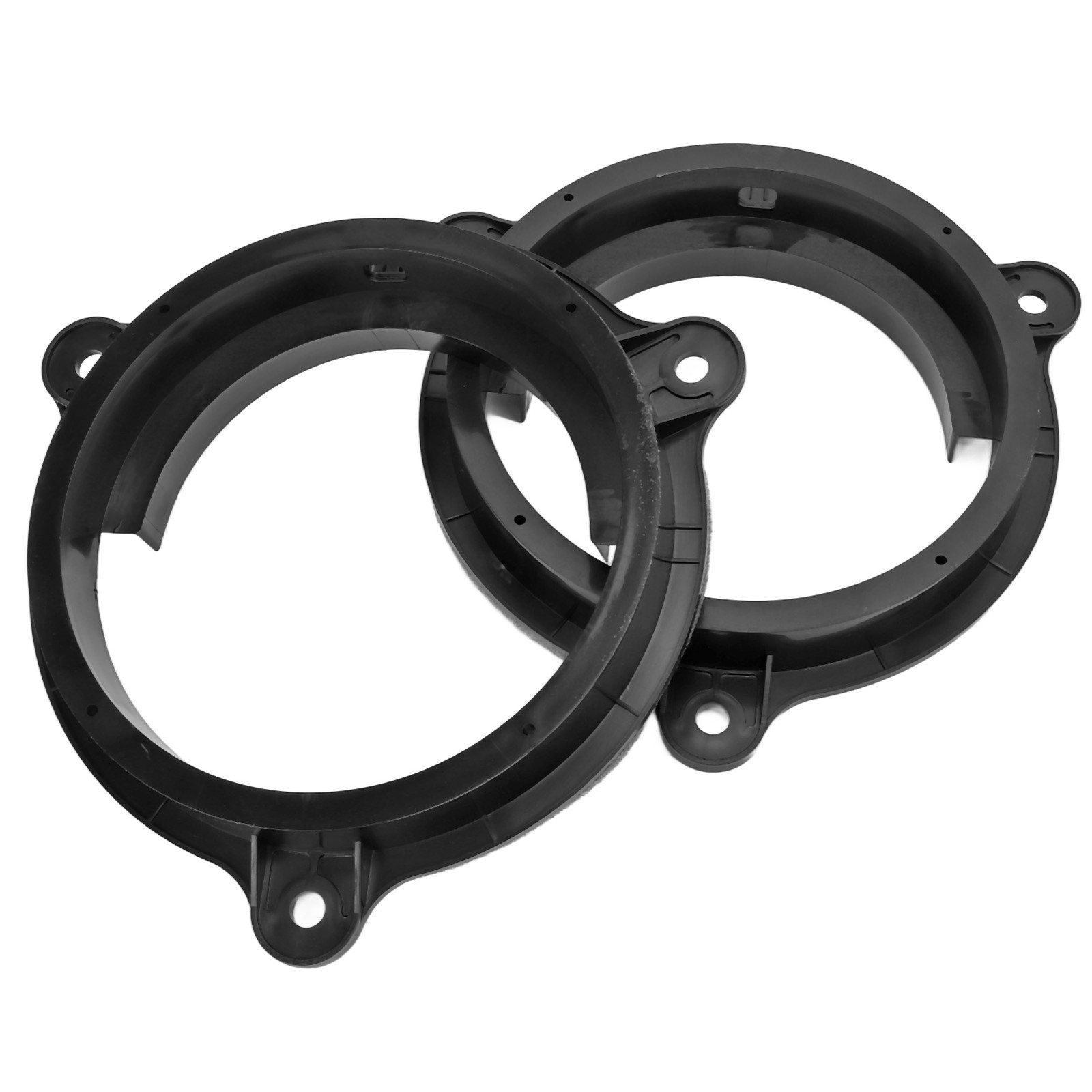Car Speaker Spacer Ring Speaker Adapter2pcs 6.5in Black Speaker Adapter