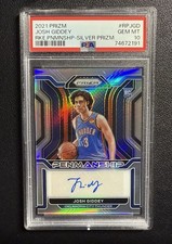 2021 Prizm Josh Giddey Rookie AUTO SILVER Penmanship RC PSA 10 - POP 7
