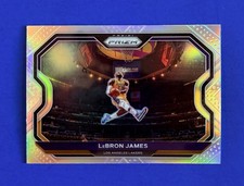 2020-21 Prizm LeBron James Lakers Kobe Tribute Silver Prizm Basketball Card #1
