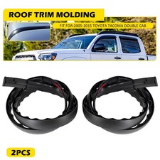 For 2005-2015 Toyota Tacoma Double Cab 2pcs Roof Drip Trim Molding Left Right