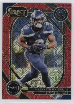 2024 Panini Select Club Level Red Prizm 49/49 Kenneth Walker III #276 0n9n