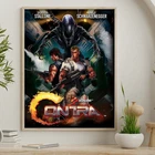 Vintage Style Contra Alien Wars Poster Nintendo SNES Game Room Decoration
