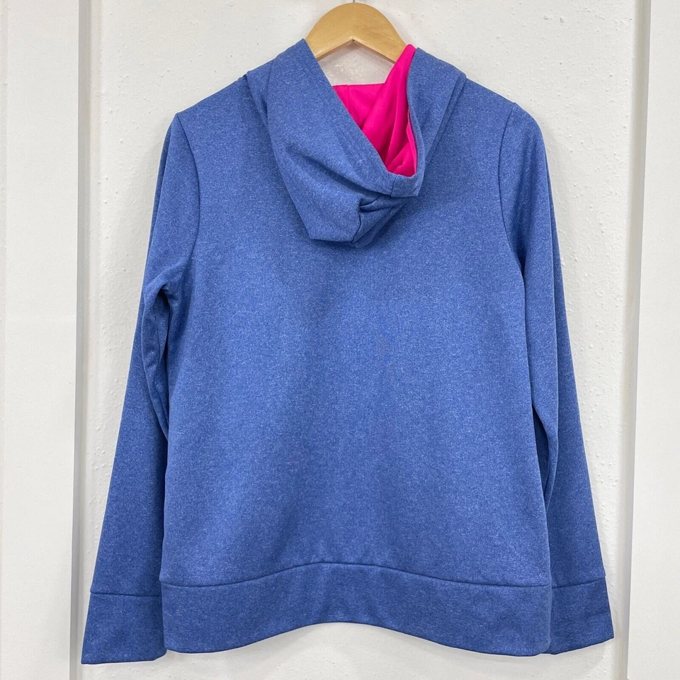 Sudadera deportiva Cascade mediana azul con capucha pulóver manga larga Foto 4 de 4