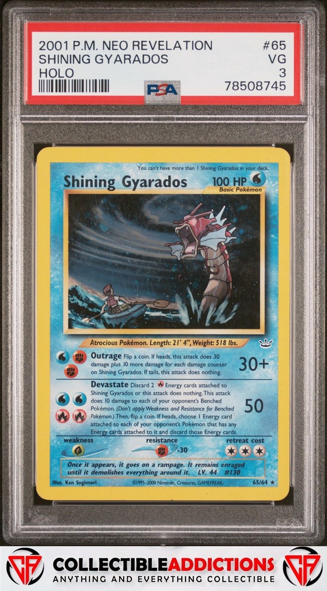 Shining Gyarados 65/64 Neo Revelation Holo for sale online