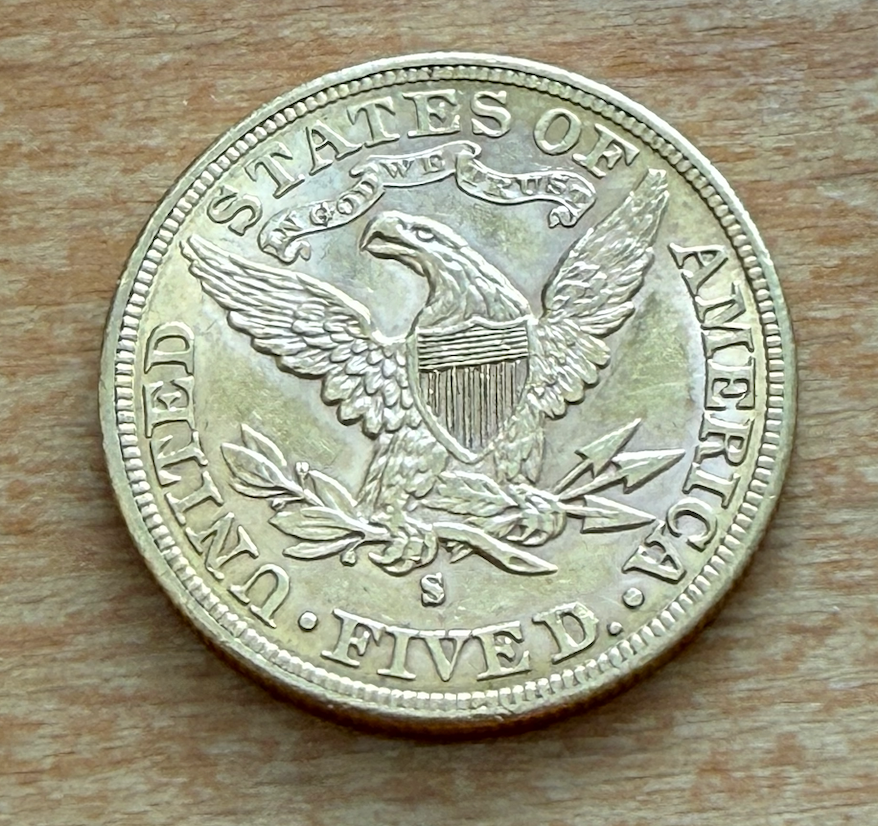 廃盤激レアです。 「ゴッド・ブレス・アメリカ('11米)」 US 1886s Gold $5 5 Dollars Liberty Head Circulated Cleaned | eBay