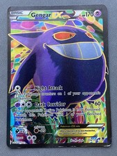 Gengar EX | 114/119 | Pokemon Phantom Forces XY Full Art Ultra Rare Card MP