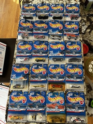 Hot Wheels 1998 First Editions Lot Of 16 Fathom This Solar Eagle Bad Mudder Ford