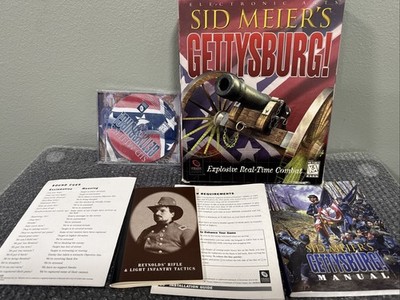 Sid Meier's Gettysburg!   PC CD-ROM WIN95 (1997)  Big Box - Firaxis