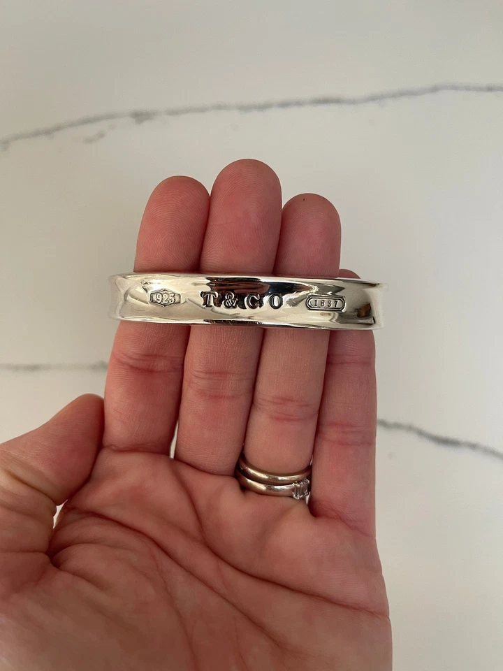 Tiffany & Co. Vintage 1837 Cuff Bracelet - Image 2 of 4