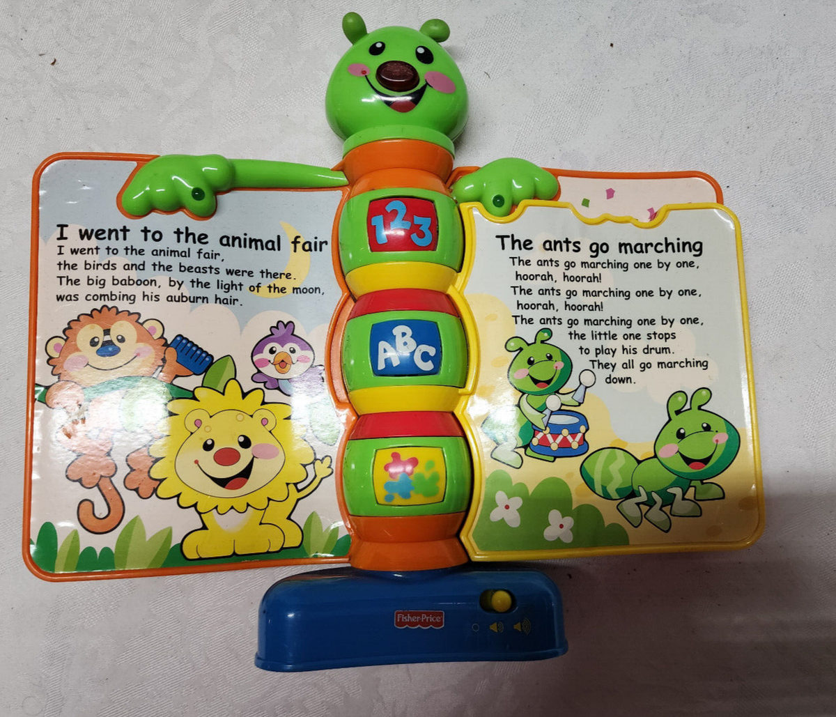 Storybook Rhymes Fisher-Price ABC 123 Lights Sound 10