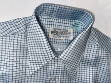 NEW Vintage Kmart 15.5 33 Permanent Press L/S Button Up Shirt Deadstock Find 3
