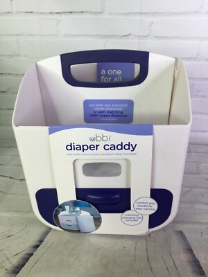 Ubbi Portable Diaper Wipes Storage Caddy Organizer With Changing