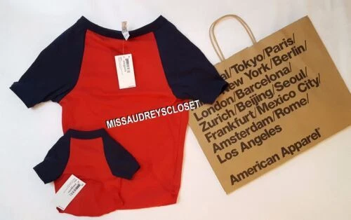 Mezcla de algodón American Apparel ropa y zapatos para perros