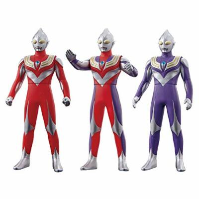 Ultraman Tiga Set 25° Anniversario – 3 Figure Ultra Hero Series EX