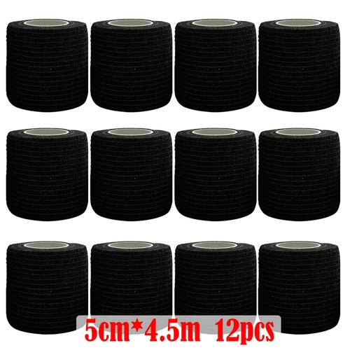 6/12/24PCS Tattoo Self Adhesive Bandage Wrist Wrap Grip Elastic Tape 5CM*4.5M US - Picture 17 of 19
