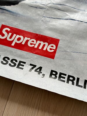 RARE supreme berlin opening store poster skate | eBay