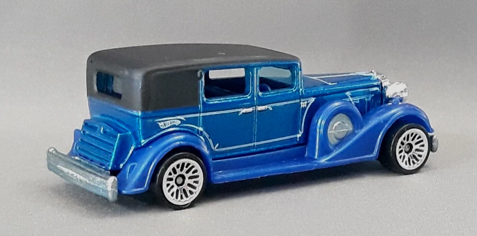 Hot Wheels 2010 Treasure Hunt #3/12 clásico Packard azul con encaje como nuevo suelto Foto 2 de 4