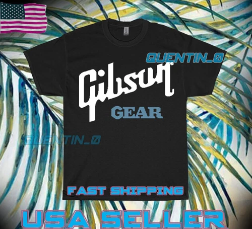 NEW SHIRT PREMIUM GIBSON GEAR LOGO T-SHIRT FUNNY UNISEX SIZE S TO 5XL