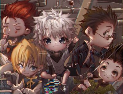 Anime hunter gon freecss hisoka morow killua zoldyck Stitched Gaming Mat Desk