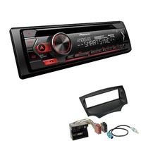 Pioneer 1-DIN Autoradio CD Bluetooth Spotify USB FüR Ford KA Ab 2008 Schwarz