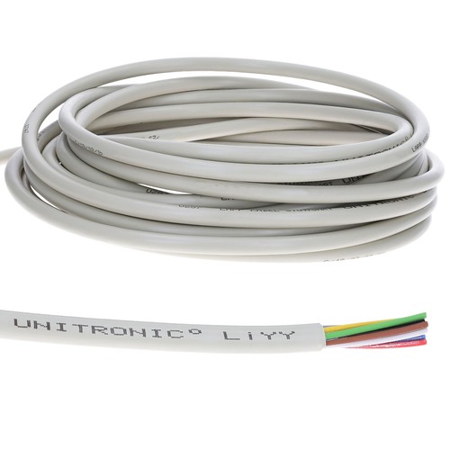 Câble rabattable de 10 mètres 0028330 UNITRONIC LiYY 30 x 0,25 ligne fentes câble d'alimentation PVC - Photo 1 sur 1