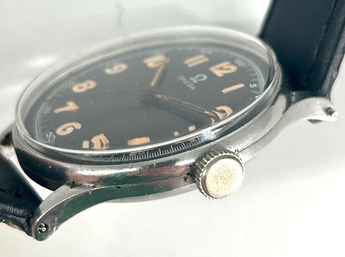 RAF Omega WW2 Watch - Black Dial Omega Military Watch RAF Omega WW2 Watch - Black Dial Omega Military Watch