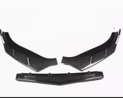 Carbon Fiber Style Front Bumper Lip Spoiler A Style For 20-22 ROEWE I6MAX Ei6MAX