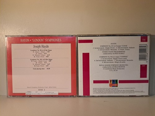21 Symphony CD Lot Beethoven Haydn Schubert Tchaikovsky Dvorak Schumann Gorecki - Imagen 11 de 23