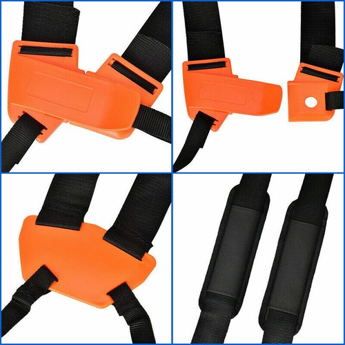 DOUBLE SHOULDER HARNESS LAWN MOWER STRAP FOR GRASS STRING TRIMMER BRUSH CUTTER - 第 2/4 張圖片