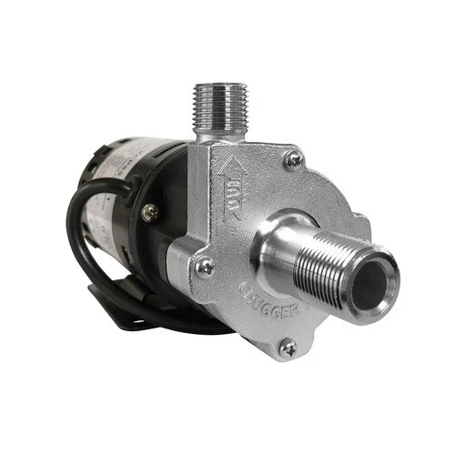 X-Dry Series Chugger Pump (Center Inlet) Stainless Steel 1/2 in threads Brewing - Picture 4 of 9