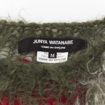 JUNYA WATANABE MAN ウール100% ニット AD2013 JUNYA WATANABE COMME des GARCONS MAN ウールジャガードニット