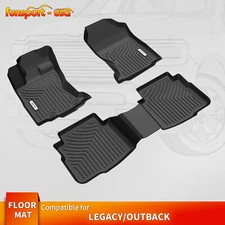 3D Molded Floor Mats Liners for 2020-2025 Subaru Legacy/Outback TPE  All-Weather
