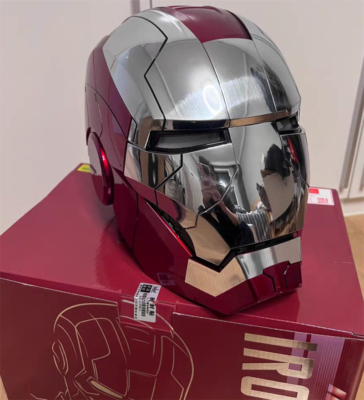 Us! Autoking Iron Man Mk5 1/1 Helmet Mask Wearable Voice-control