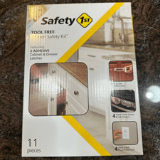 New in box Safety First tool free kitchen safety kit