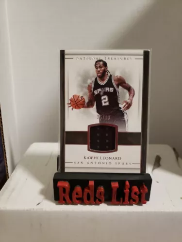 2016-17 Panini National Treasures Materials Kawhi Leonard /99 Clippers FHOF 