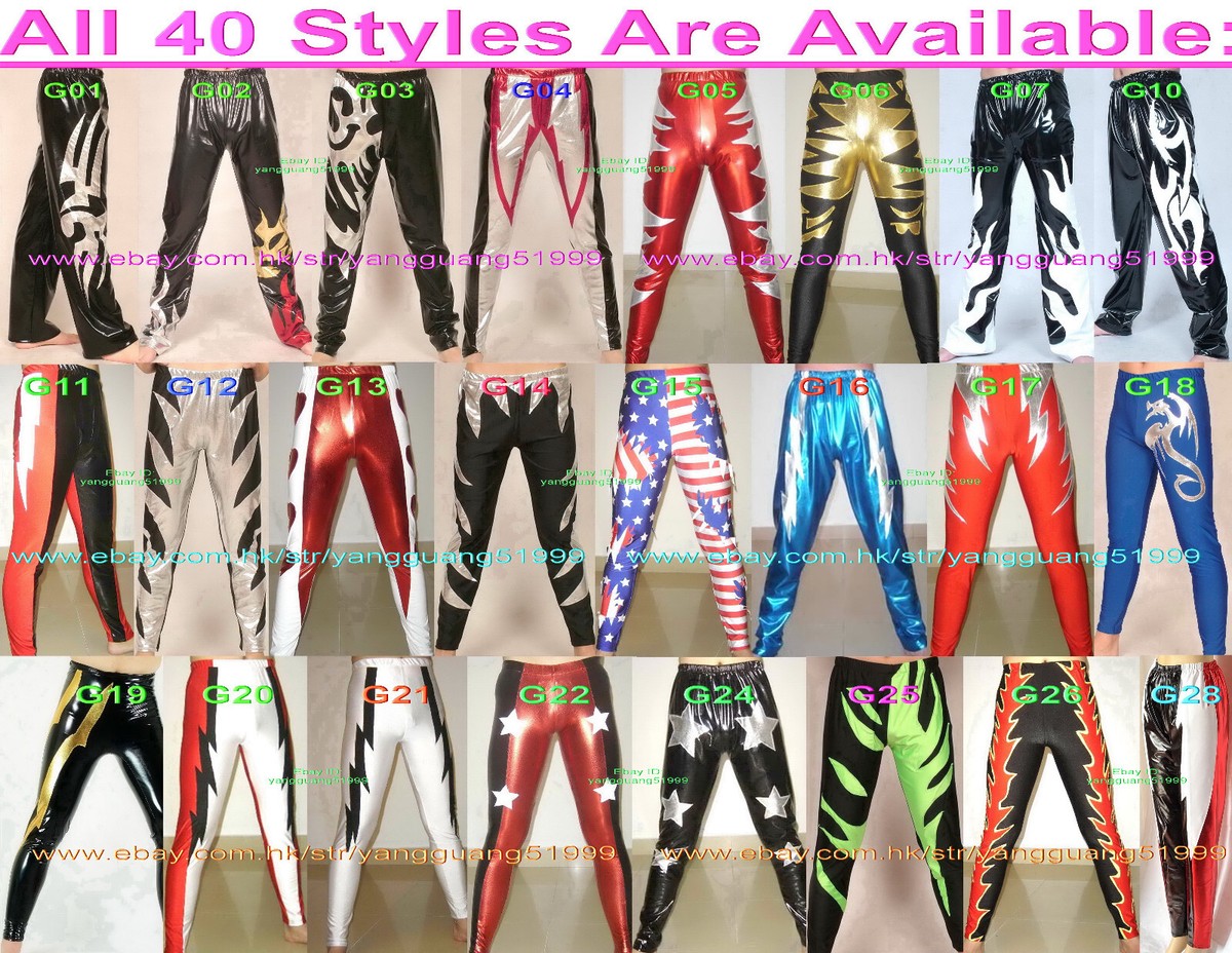 Mens Leggings Belt Long Wrestling Tights Unisex Wrestling Pants
