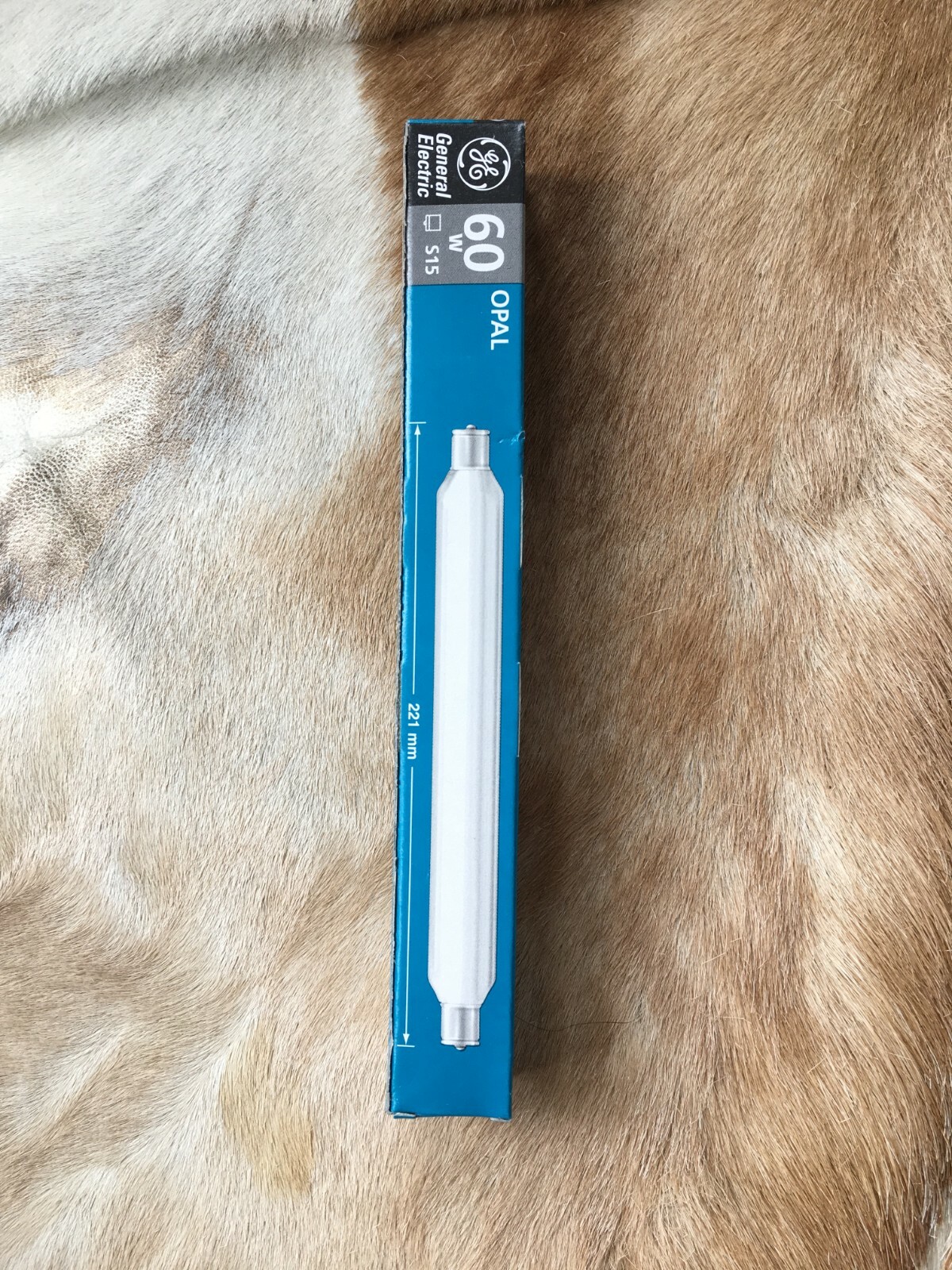Tubular Double Ended 221mm Long 240v 60 Watt Opal Lamp | UKES