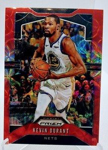 Kevin Durant 2019-2020 Panini Prizm Choice Red Prizm /88 SP
