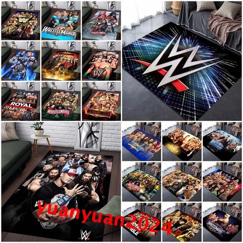 Wrestling Entertainment WWE Anti-Slip Floor Rugs Bedroom Carpet Mat ...