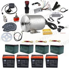 48V 1800W DC Brushless Motor for Quad Moped Bike Trike Drift Go Cart 140cc 200cc