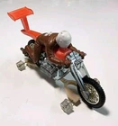 Vintage 1971 Mattel Hot Wheels Rumblers High Tailer Motorcycle w/Track Rack