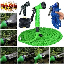 3 x Expanding Garden Hose Pipe Natural Triple Layer Light Weight Non Kink 3Color