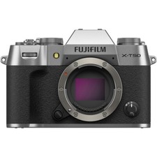 FUJIFILM X-T50 40.2 MP Mirrorless Camera Silver 