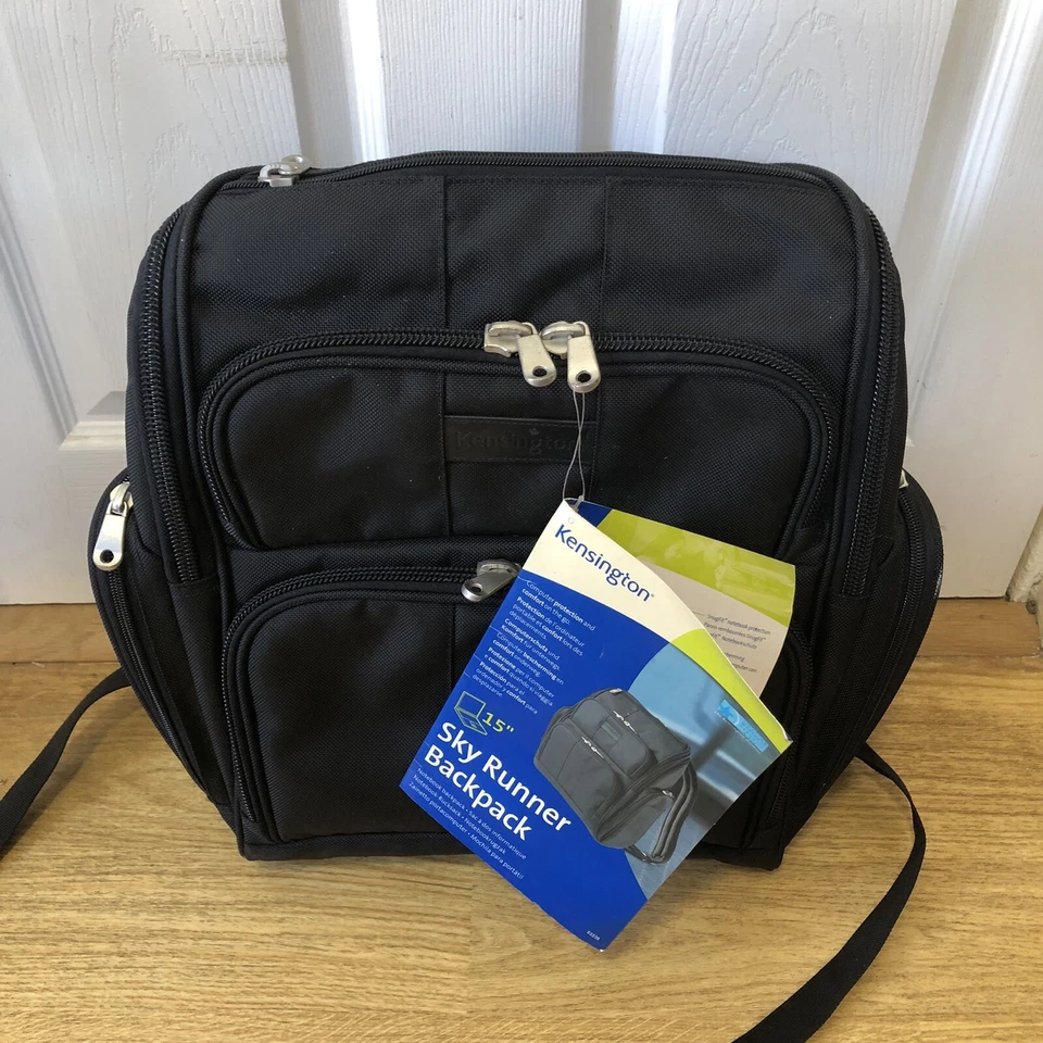 New with Tags Kensington Sky Runner Black Backpack - Fits Up To 15” Notebook - image 3 of 4