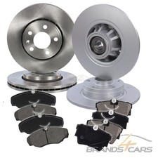 ATEC BREMSSCHEIBEN+BREMSBELÄGE BREMSKLÖTZE VORNE+HINTEN FÜR OPEL VIVARO A 01-14