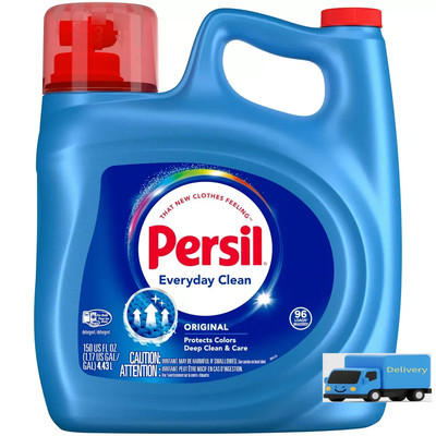 #ad Persil Original Scent High Efficiency Liquid Laundry Detergent 150 fl oz $16.89